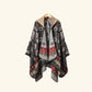 Vintage Paisley Hooded Cape Shawl - image 4