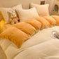 Ownkoti Plaid Textured Plush Bedding Set(4PCS) - image 3