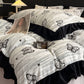 Ownkoti Butterfly Ruffled Plush Bedding Set(4PCS) - image 7