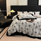 Ownkoti Butterfly Ruffled Plush Bedding Set(4PCS) - image 3
