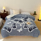 Ownkoti Nature-Inspired Butterfly Embossed Plush Blanket - Blue - Queen - image 5