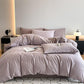Luxury Pure Cotton Bedding Set (4PCS)  - D - Bedding Set(4PCS) - King - image 17