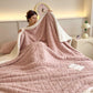 Bear Striped Textured Throw Blanket - image 2