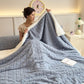 Bear Striped Textured Throw Blanket - image 9