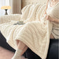 Ownkoti Geometric textured Plush Throw Blanket - image 1