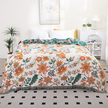 Ownkoti Botanical Floral Cotton Reversible Quilt - King - image 0