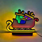 Ownkoti Christmas Sleigh 3D Tunnel Light  - image 1