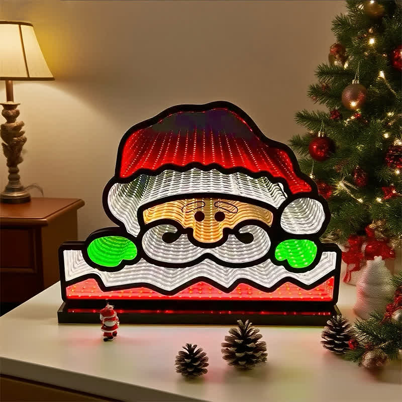 Ownkoti 3D Santa Face Christmas Night Lamp - image 1