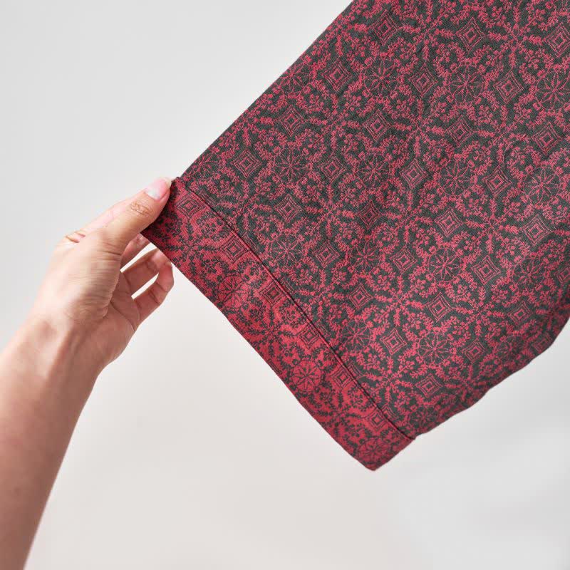 Ownkoti Christmas-inspired Cotton Gauze Kimono Robe - image 6