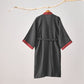 Ownkoti Minimalist Solid Cotton Gauze Kimono Robe - image 3