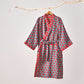 Ownkoti Classic Diamond Cotton Gauze Kimono Robe - image 11