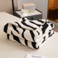 Ownkoti Modern Zebra Print Throw Blanket - Beige - Queen - image 13