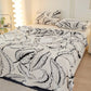 Ownkoti Banana Leaf Jacquard Throw Blanket - White - Queen - image 7