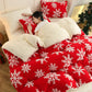 Ownkoti Snowflake Jacquard Sherpa Blanket - image 2