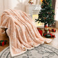 Ownkoti Snowflake Sherpa Reversible Throw Blanket - Light Pink - Queen - image 4