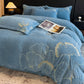 Ownkoti Elegant Ginkgo Leaf Plush Bedding Set(4PCS) - image 8