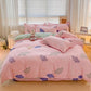 Ownkoti Ginkgo Leaf Print Pink Duvet Cover - image 1