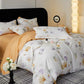 Ownkoti Elegant Ginkgo Brushed Cotton Bedding Set(4PCS) - image 2
