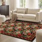 Ownkoti Dark Floral Indoor Outdoor Area Rug - image 8