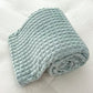 Plaid Thick Warm Throw Blanket - Blue - 79"W x 90"L - image 24