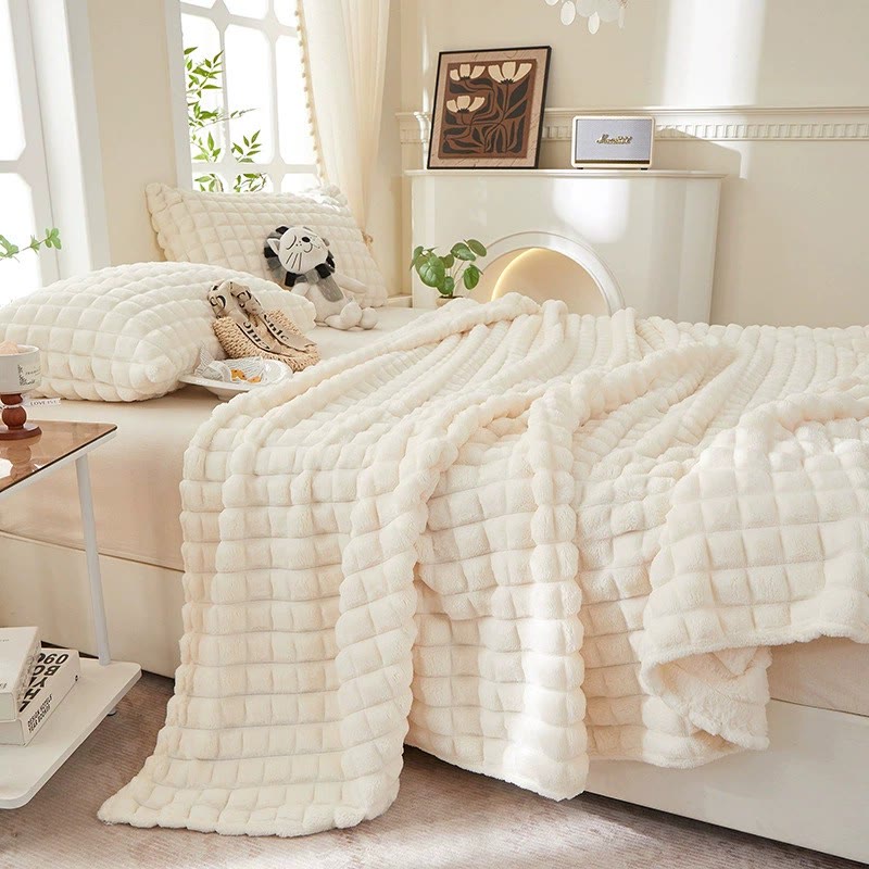 Plaid Thick Warm Throw Blanket - image 9