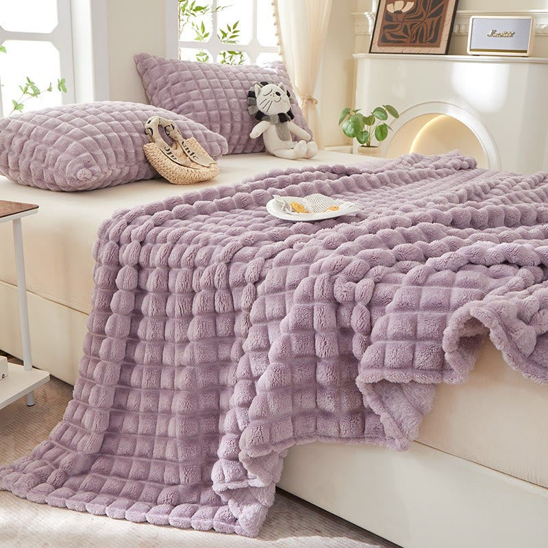 Plaid Thick Warm Throw Blanket - image 7