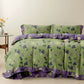 Ownkoti Ginkgo Cotton Reversible Bedding Set(4PCS) - Green - Cal King - image 4