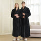 Luxury Double-Layer Fleece Long Robe - image 1