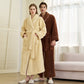 Luxury Double-Layer Fleece Long Robe - image 4