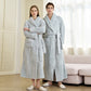 Luxury Double-Layer Fleece Long Robe - image 3