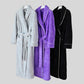Luxury Double-Layer Fleece Long Robe - image 5