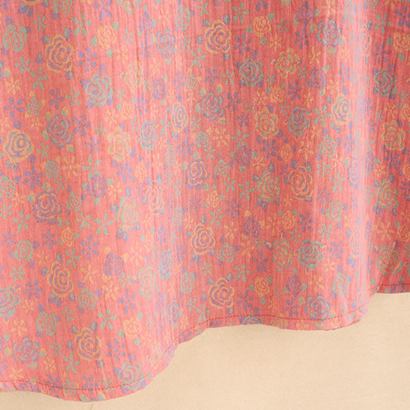 Ownkoti Plus Size Rose Cotton Gauze Nightdress - image 7