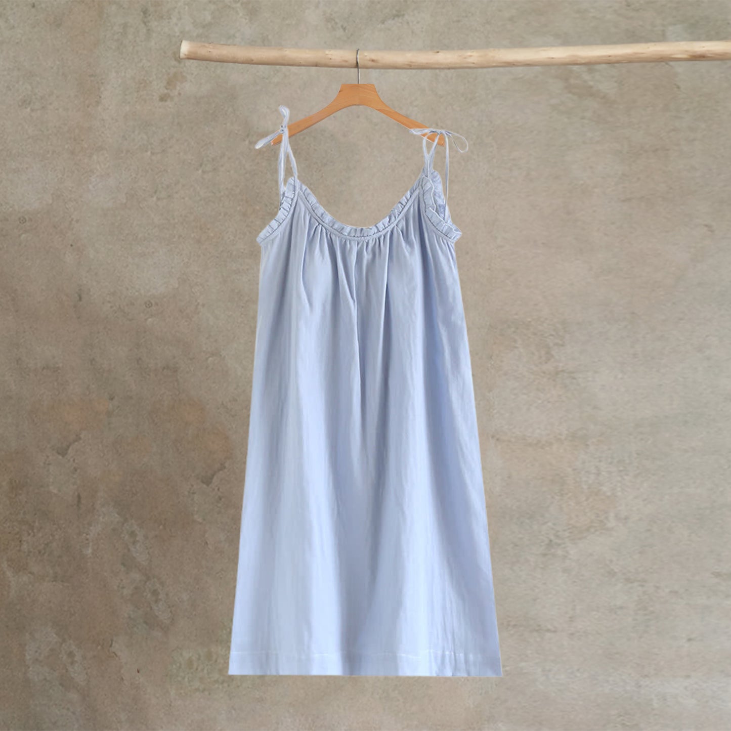 Ruffle Trim Cotton Camisole Nightdress - image 8