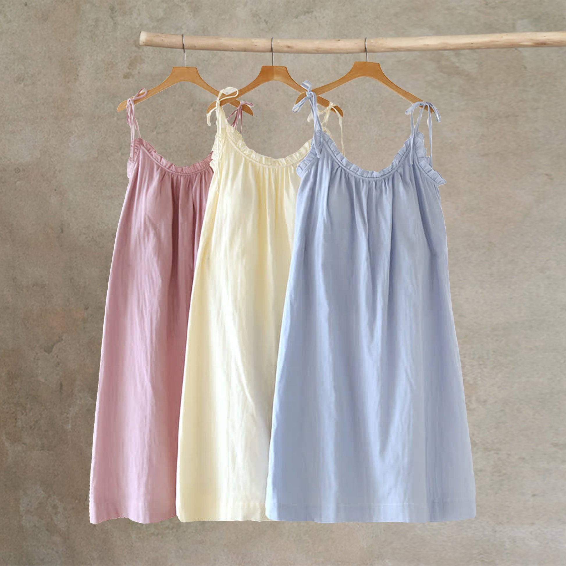 Ruffle Trim Cotton Camisole Nightdress - image 9