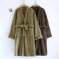 Ownkoti Matching Couple Plush Solid Robe - image 3