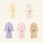 Ownkoti Simple Solid Color Quilted Robe - image 1