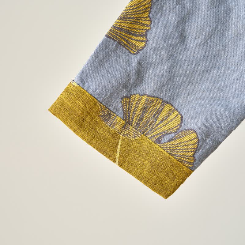 Ginkgo Leaf Hanfu Inspired Cotton Nightdress - image 18