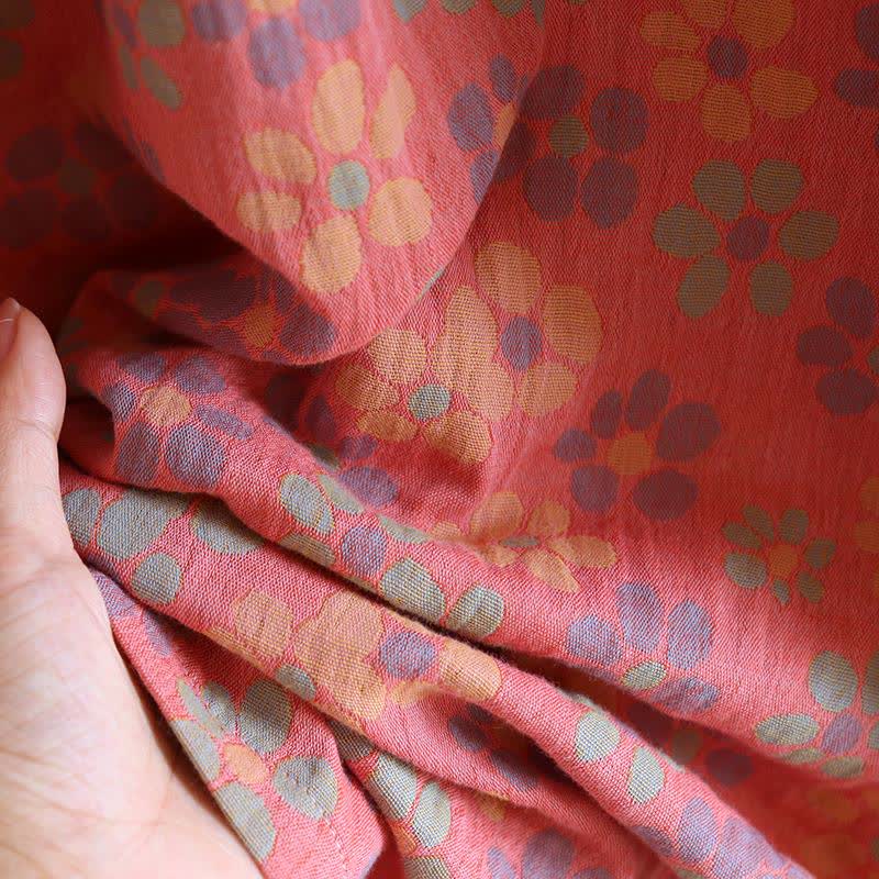 Ownkoti Floral Cotton Gauze Long Sleeve Nightgown - image 9