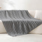 Ownkoti Solid Striped Textured Knitted Blanket - image 14