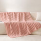 Ownkoti Solid Striped Textured Knitted Blanket - image 4