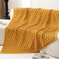 Ownkoti Solid Textured Knit Throw Blanket - image 7
