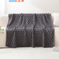 Ownkoti Solid Textured Knit Throw Blanket - Dark Grey - 51"W x 79"L - image 15