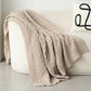 Ownkoti Solid Knot Textured Knit Throw Blanket - image 9