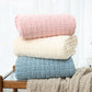 Ownkoti Solid Knot Textured Knit Throw Blanket - image 0
