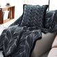 Ownkoti Artistic Leaf Knit Throw Blanket - image 9