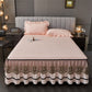 Ownkoti Quilted Sheet with Removable Bed Skirt - Light Pink - 2PCS Pillowcases - 19" x 29" - image 11
