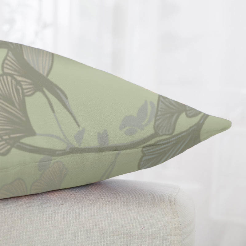 Ownkoti Ginkgo Leaf Cotton Jacquard Square Pillowcases(2PCS) - image 2