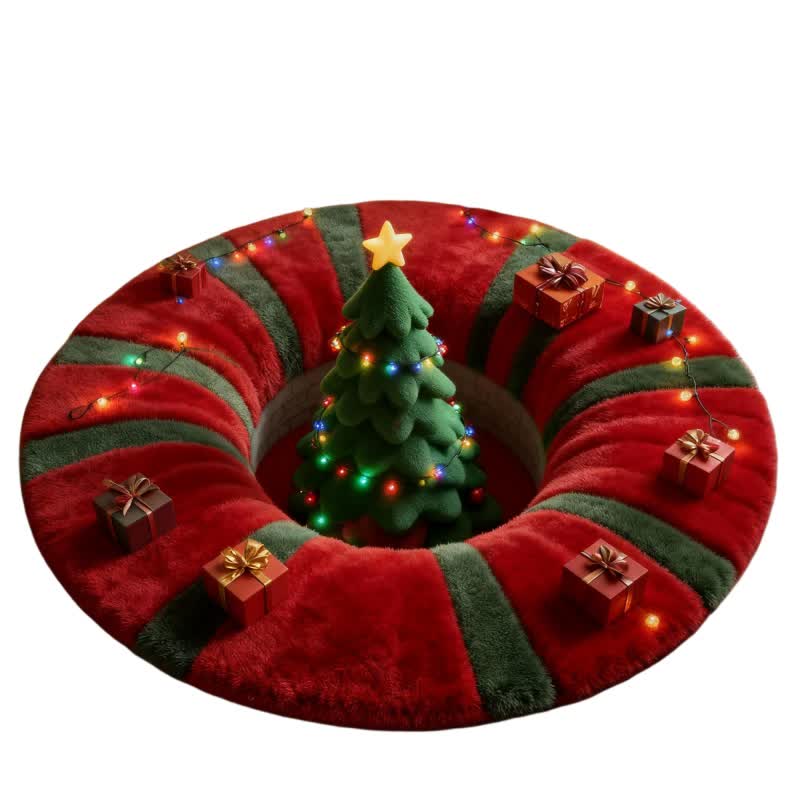 Ownkoti Christmas Tree 3D Effect Rug - image 1
