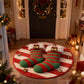 Ownkoti Christmas Stocking 3D Effect Rug - B - 55" x 55" - image 2
