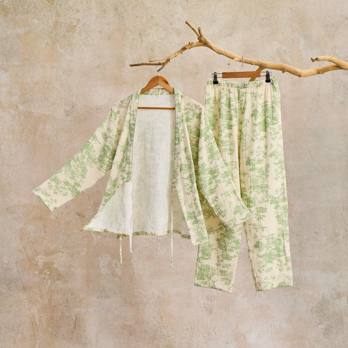 Refresh Cotton Gauze Kimono Pajama Set  - image 11
